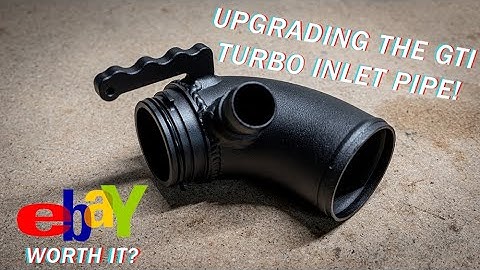 Turbo Inlet Pipe Installed on the Mk7 GTI - Ebay Special!