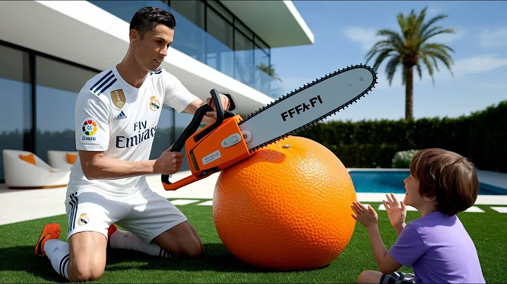 Ronaldo’s Son vs Messi’s Son: Orange🍊 vs Watermelon🍉 Battle For Win