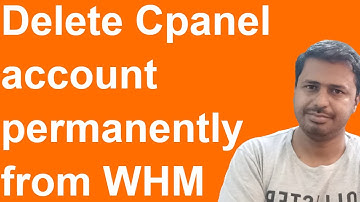 Delete Cpanel account permanently from whm | Remove  Cpanel account permanently from whm