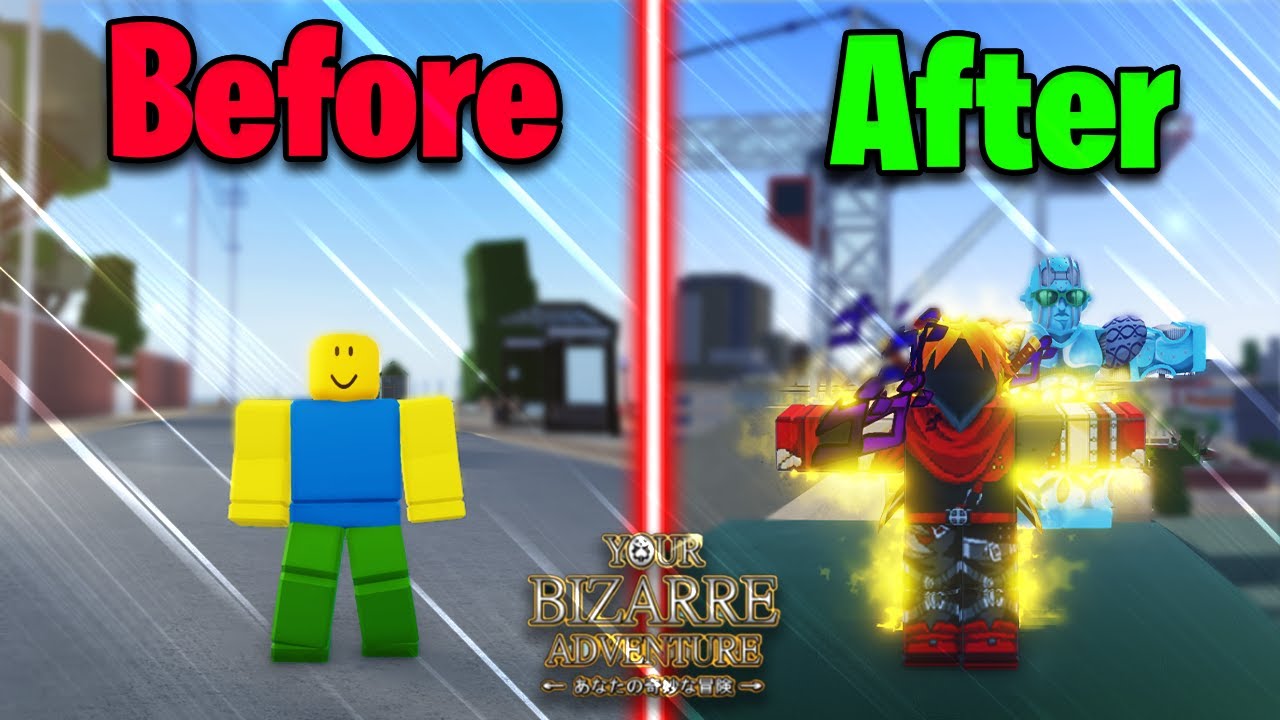 FULL STORYLINE IN YOUR BIZARRE ADVENTURE ROBLOX! START TO FINISH (old) 