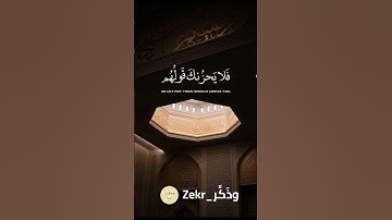 فلا يحزنك قولهم - القارئ محمد هشام