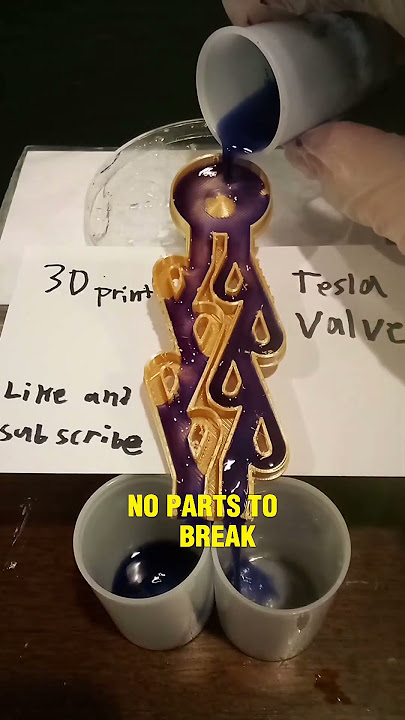 No Moving Parts. Still Works. Tesla Was a Genius. #tesla #nikolatesla #valve #trending #viralvideo