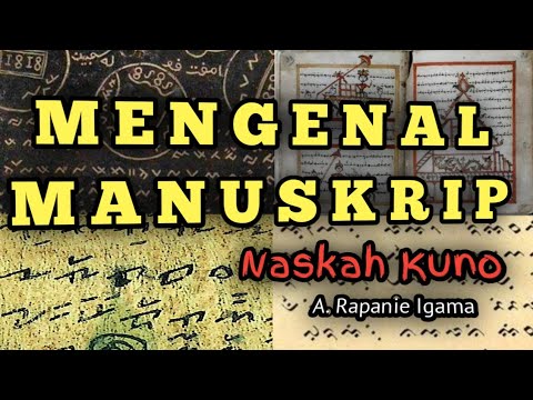 Video: Apakah prasasti dan manuskrip?