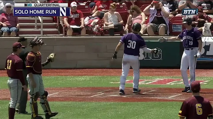 Joe Hoscheit Home Run Extends Northwestern Lead