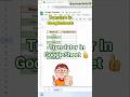 Translator in GoogleSheet 👍 #ExcelTricks #ExcelShorts #ExcelTips #LearnExcel #Productivity #excel