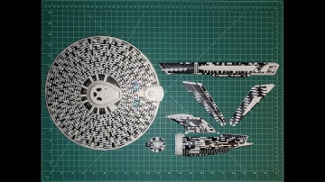 1/537 scale star trek Enterprise Refit Aztec masking kit application video