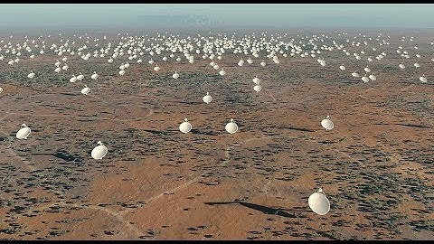 The colossal telescope. Square Kilometre Array (SKA) large multi radio telescope
