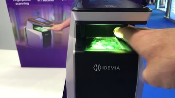 MorphoWave Compact : fully contactless fingerprint verification