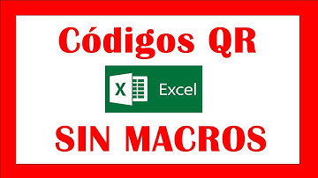 🛑🔴 Crear Códigos QR en Excel - SIN MACROS - 2020