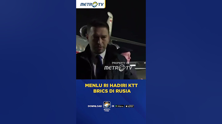 Menlu RI Hadiri KTT BRICS Di Rusia #shorts