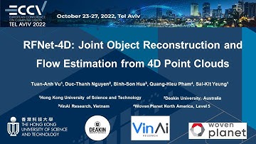 RFNet-4D: Joint Object Reconstruction and Flow Estimation from 4D Point Clouds (ECCV 2022, Oral)