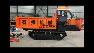 Easy Operate Large Loading Capacity Track Transporter For Agricultural With Diesel Engine