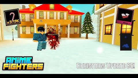 WINTER! New Christmas Update 85 + Incubator Buff In Anime Fighters Simulator!
