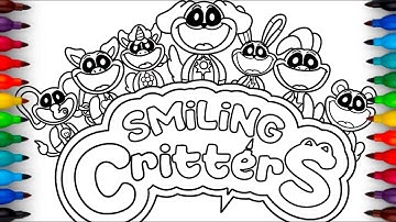 Smiling Critters Coloring Pages/ How to COLOR all Characters Poppy Playtime Chapter 3