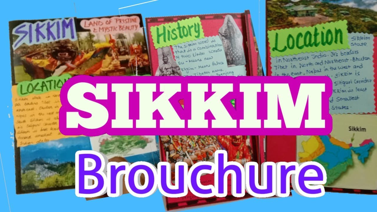 travel brochure of sikkim