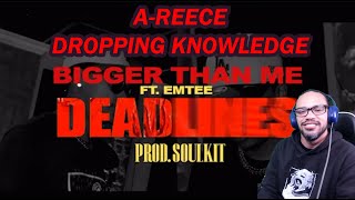 REACTION: A-Reece - BIGGER THAN ME (Official Visualiser)