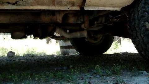 Start up of my 76 Chevy K-5 Blazer with open headers.