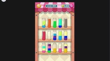 Water Sort Puzzle I Level 662 I  Facebook I SOLVED