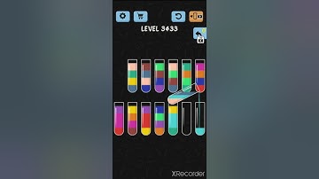 solve and solution water color sort game level 3433