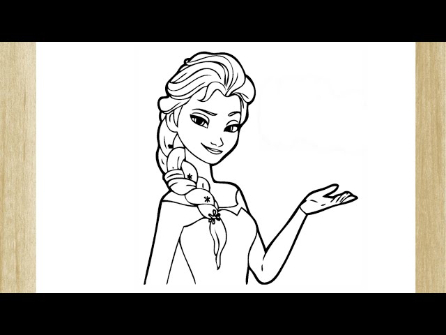 Desenhos de Elsa Frozen para colorir  Frozen para colorear, Dibujos de  frozen, Frozen para dibujar