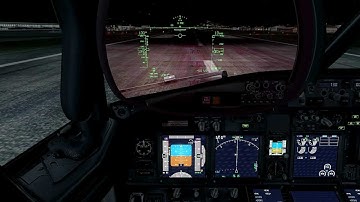 PMDG 737 NGX Heavy Cross Wind Landing St Maarten Cockpit View (FSX)