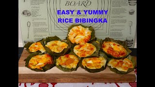 EASY \& YUMMY RICE BIBINGKA\/RICE BIBINGKA