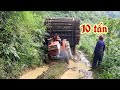 Máy Cày Kubota L1-285 Chở 10 Tấn Gỗ | Tractor carrying 10 tons of wood is very strong