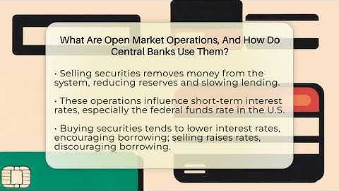 What Are Open Market Operations, And How Do Central Banks Use Them? - Inflation Insight Channel