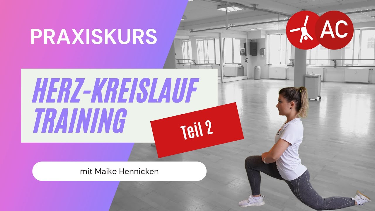 Herz-Kreislauf-Training mit Maike Teil 2 - Activ Centrum Aachen GmbH - YouTube