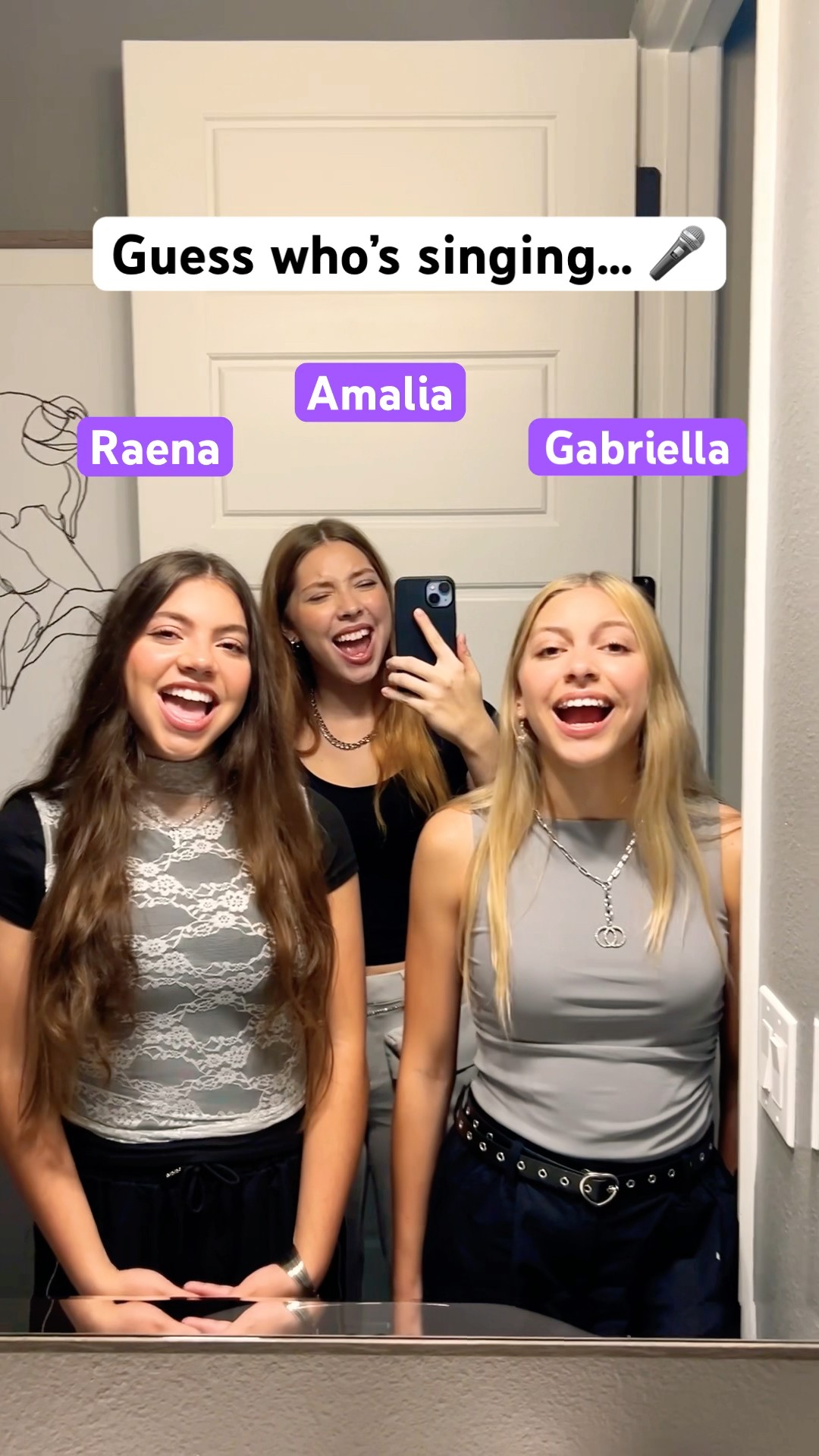 GUESS WHO’S SINGING! ??? | Triple Charm #Shorts