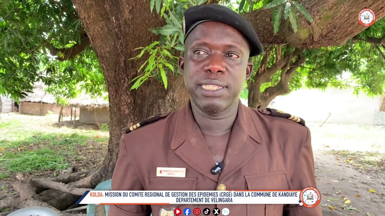 KOLDA: MISSION DU COMITE REGIONAL DE GESTION DES EPIDEMIES (CRGE) DANS LA COMMUNE DE KANDIAYE