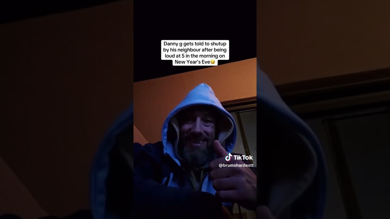 danny g gets told to shut up on new years eve 😂 