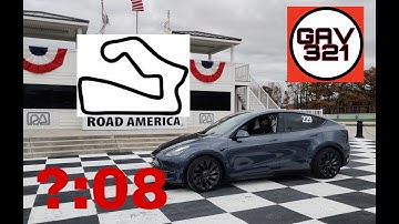 Tesla Model Y Performance TRACK DAY at Road America!