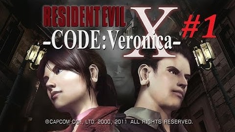 Resident Evil - Code: Veronica X Walkthrough (1) The Rockfort Island Prison Pt. 1