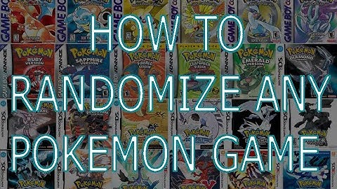 How to randomize ANY Pokemon game in 2020!!! (Gen1~gen7)