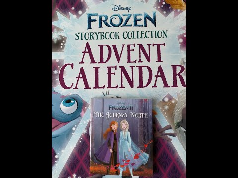 Reading Disney Frozen 2 - The Journey North - Disney Frozen Advent Calendar - Children Story Time