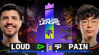 LOUD x PAIN - A RIVALIDADE AUMENTA A CADA ANO! | Jogo do Dia - 1ª Rodada