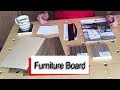 Lightweight Furniture Board Trim Options