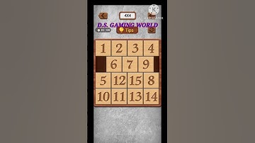 Number Puzzle Game Play || @DS_Gaming_World