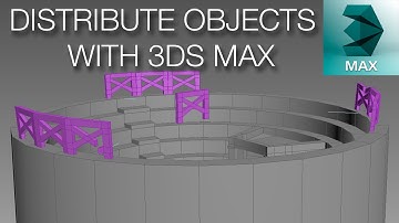 How to Distribute/Align Objects with Rotation in 3D Max