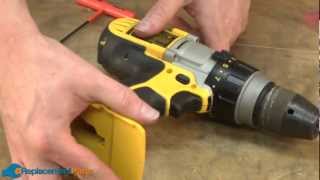 efterligne etc ligevægt How to Replace the Switch on a DeWALT DCD950 Cordless Drill - YouTube