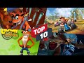 أفضل 10 ألعاب كراش من وجهة نظري Top 10 Crash Bandicoot Game 