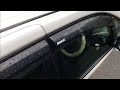三菱・デリカD5 雨天時はバイザーの機能に注意（Mitsubishi Delica D5 Be careful of the features of the visor when it rains）