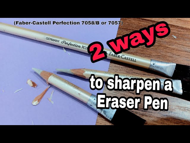 Faber-Castell : Perfection Pencil : Double Ended Eraser