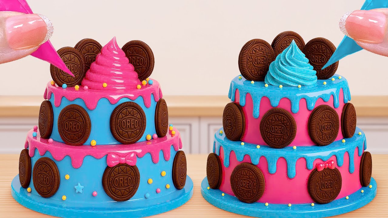 Best Of OREO Cake Challenge 🍪 Stunning Miniature Cake Making with Chocolate Decorating
