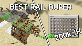Fastest Rail Duper Minecraft 1.20.6 - 200,000 per Hour!