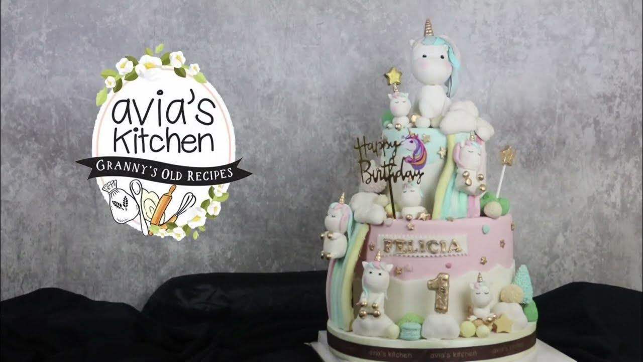Dummy Unicorn Cake For Rent By Avias Kitchen YouTube