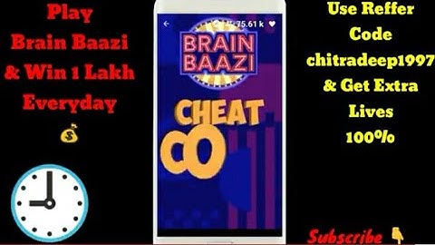 BRAIN BAAZI CHEAT CODE FOR 24TH MAY AT 9:00 PM | CHEAT CODE | WIN 1 LAKH RUPEES 💰 | #Brainbaazi