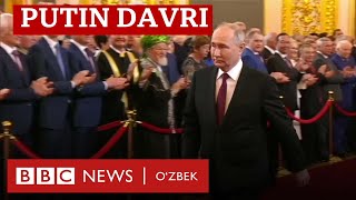 2000⤑2004⤑2012⤑2018⤑2024 - Путиннинг 5 инаугурацияси бир видеода BBC News O'zbek