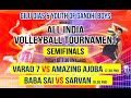 Live  semi final  1st all india vollyeball tournament  orgby youth of gandhi boys gilu dias raia